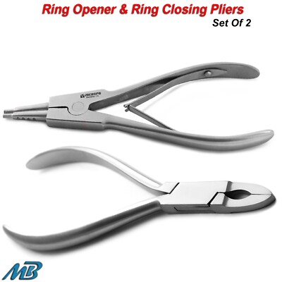 Surgical Ring Closing Pliers Ring Opening Pliers Jeweler Body Piercing Art Tools