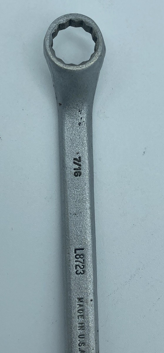 - A -（8点） Vintage Billings 7/16” 3/8” 12 Point Double Box End Wrench L8723