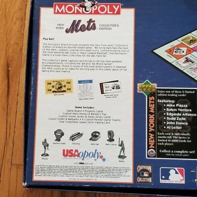 New York Mets Monopoly Collector's Edition - EUC | eBay