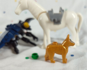 Lego City 60117 Van & Caravan + Non-Lego Compatible Horse Farm Set + Figurines