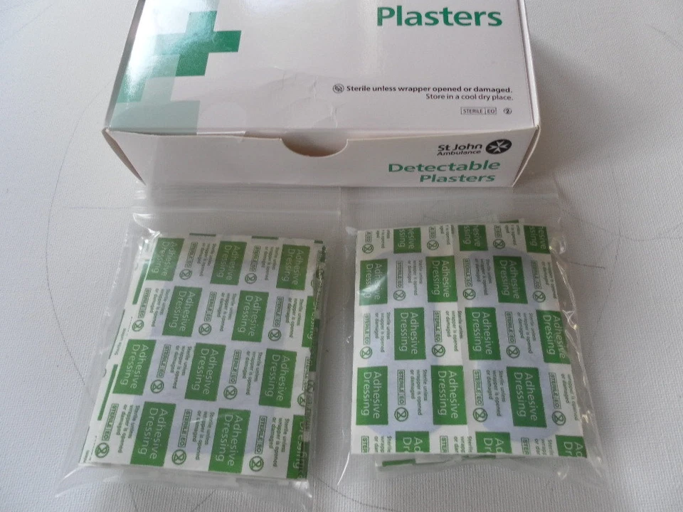 St John Ambulance 40 verschiedene blaue Catering nachweisbare Pflaster