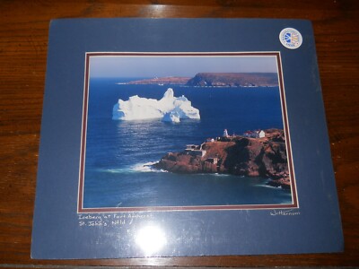 Iceberg at Fort Amherst, St John's Nfld / double matted 12'' x 14''  ~ MSRP $26.95