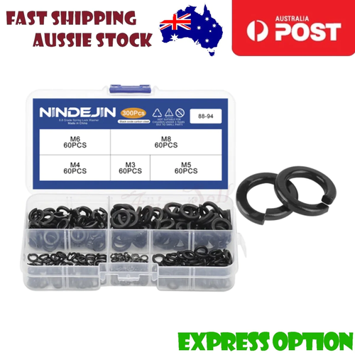 Spring Lock Washers Stainless Steel Black Carbon Steel M2 M2.5 M3 M4 M5 M6 M8 M1 - Picture 3 of 3