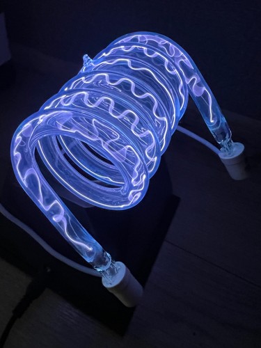 Vintage Xenon tubular spiral arc lamp DPKs 8000M - analog of USA PXA-80 tube NOS - Picture 1 of 22