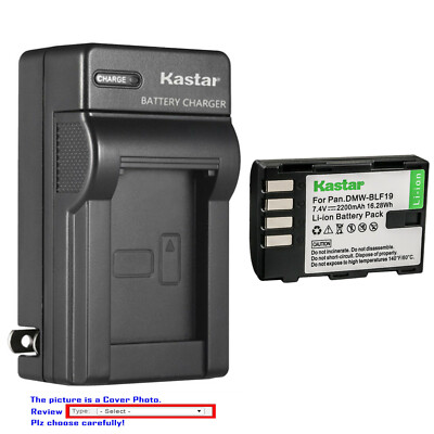 Kastar Battery AC Wall Charger for Sigma sd Quattro Mirrorless Digital Camera