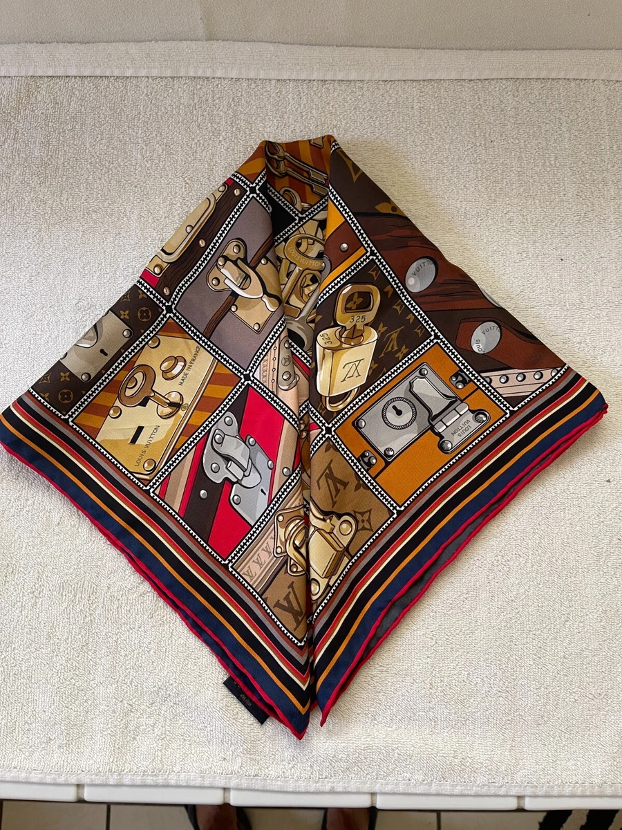 louis vuitton silk square scarf