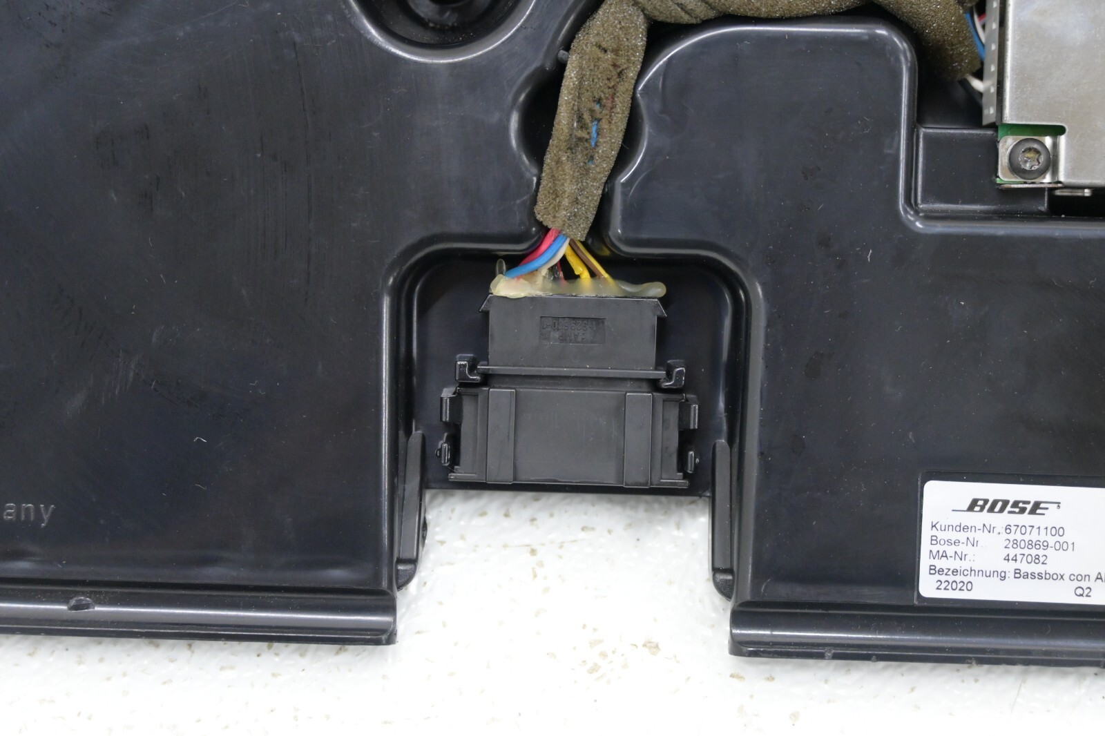 ⭐ 03-19 Maserati Granturismo Quattroporte Bose Subwoofer Audio Speaker Box Oem