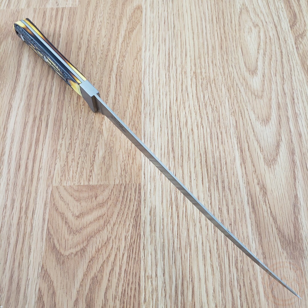 Elk Ridge Kitchen Knife 7.5" Satin Finish 3Cr13 Steel Fillet Blade POM Handle