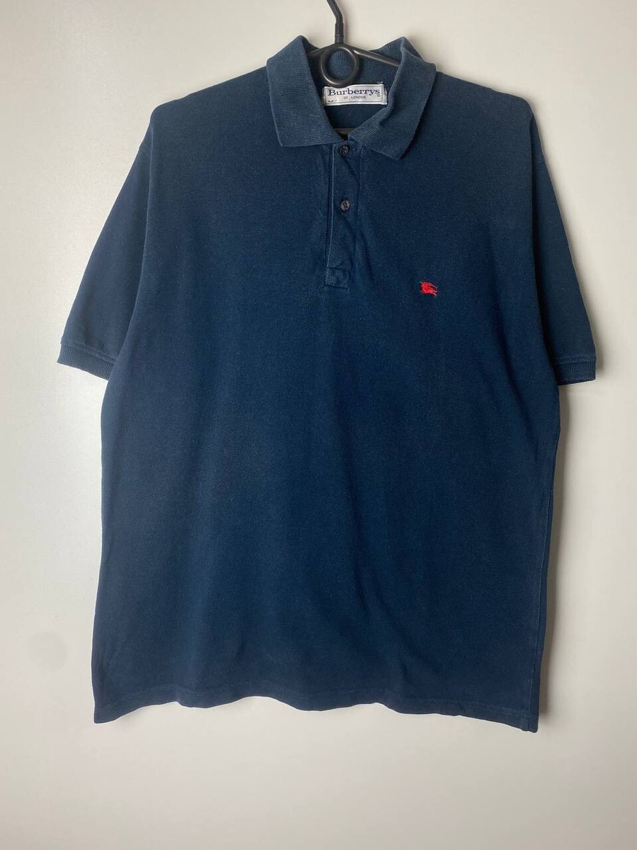 トップス Burberry 90s polo tee THOMAS BURBERRY Vintage Mens Polo Shirt 90s Burberrys of