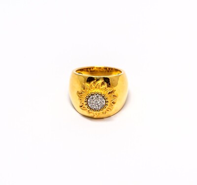 Carrera Y Carrera Sol Y Somb 18K Gelbgold & Diamant 0,15ct Ring, 10076363
