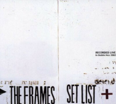THE FRAMES - SET LIST CD DIGIPAK - LIVE IN DUBLIN IRELAND NOV 2002 CONCERT TOUR