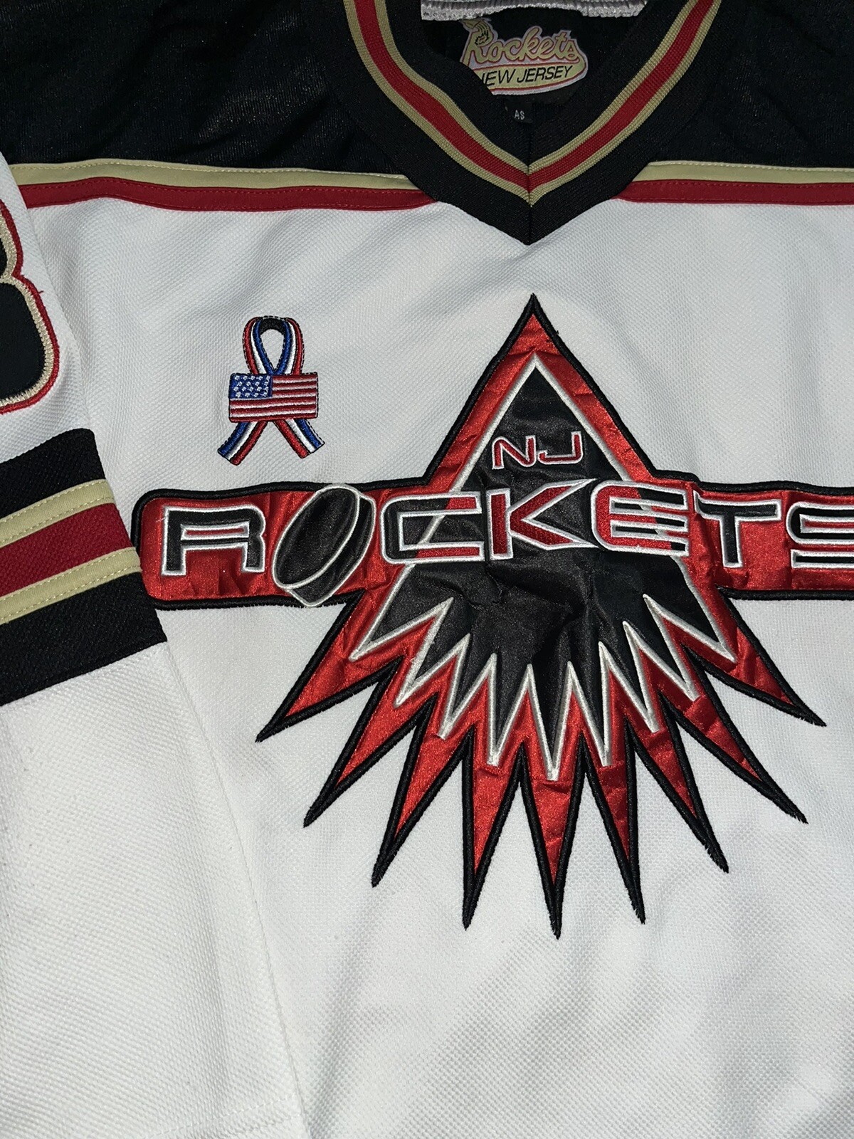 New Jersey Rockets Hockey Jersey Size Men's L Rockets Hockey Club USPHL ...