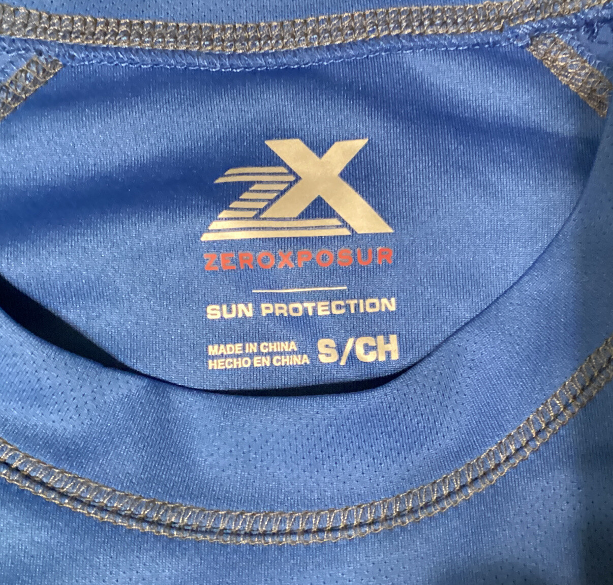 ZeroXposur Sun Protection Upf 50 Lake Blue Shirt Size Sm eBay