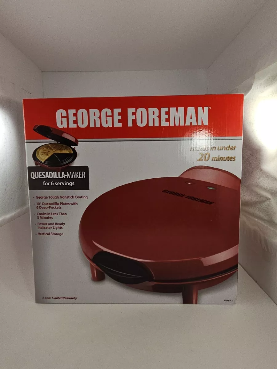  George Foreman GFQ001 Quesadilla Maker: Home & Kitchen