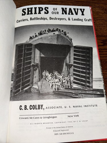 COLBY BOOK. Ships Of Our Navy - Picture 2 of 3