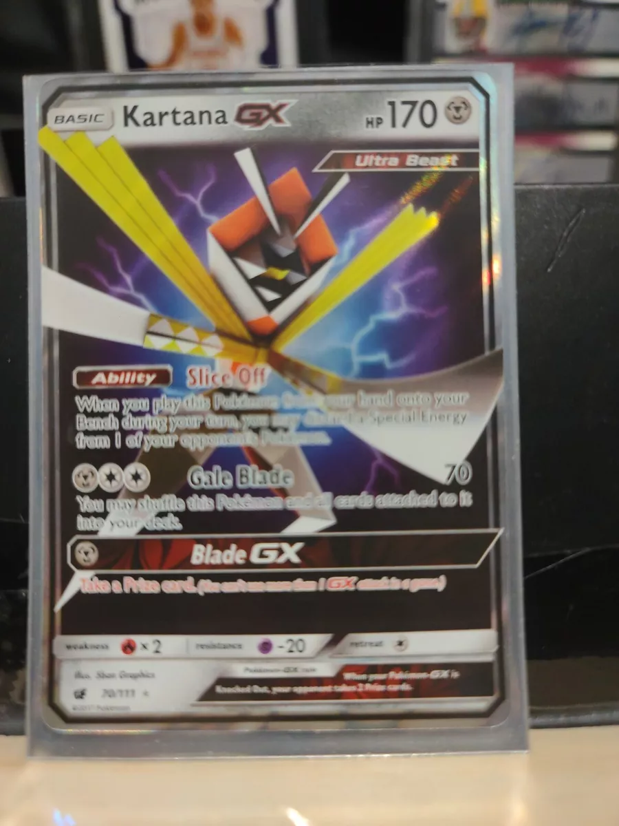 Kartana GX 70/111 - Crimson Invasion - Ultra Rare Holo Pokemon Card Near  Mint