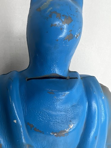 1966 Transogram Batman Bank Rare Toy Hard to Find 19” Tall blow mold - Picture 20 of 24