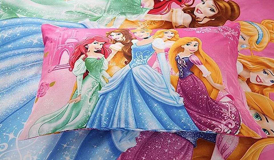 Principesse Copri Piumone Letto Copripiumone Lenzuolo Federa Duvet Cover DUPRI04 - Immagine 2 di 3