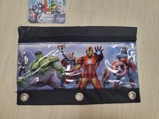 MARVEL AVENGERS ASSEMBLE 3-RING BINDER PENCIL POUCH SCHOOL STATIONERY PEN CASE