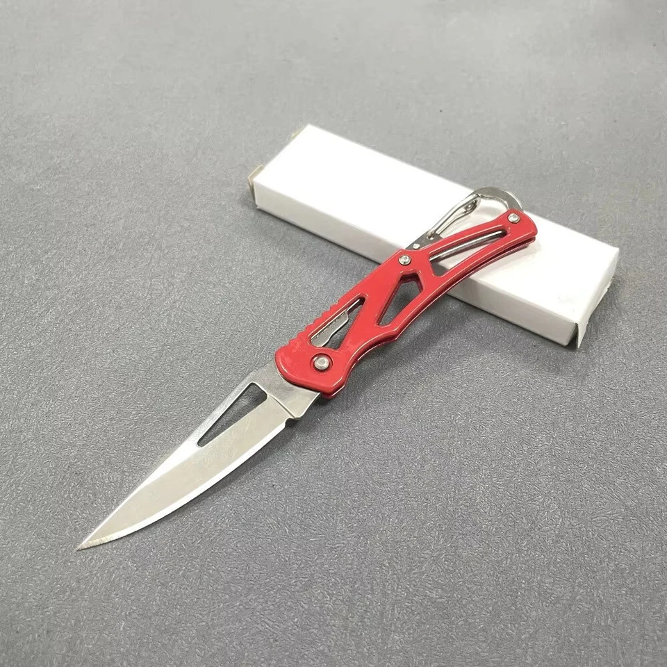Mini Titan Messer ca. 13 cm Gesamtlänge 6 Farben mit Gravur - Bild 4 von 4