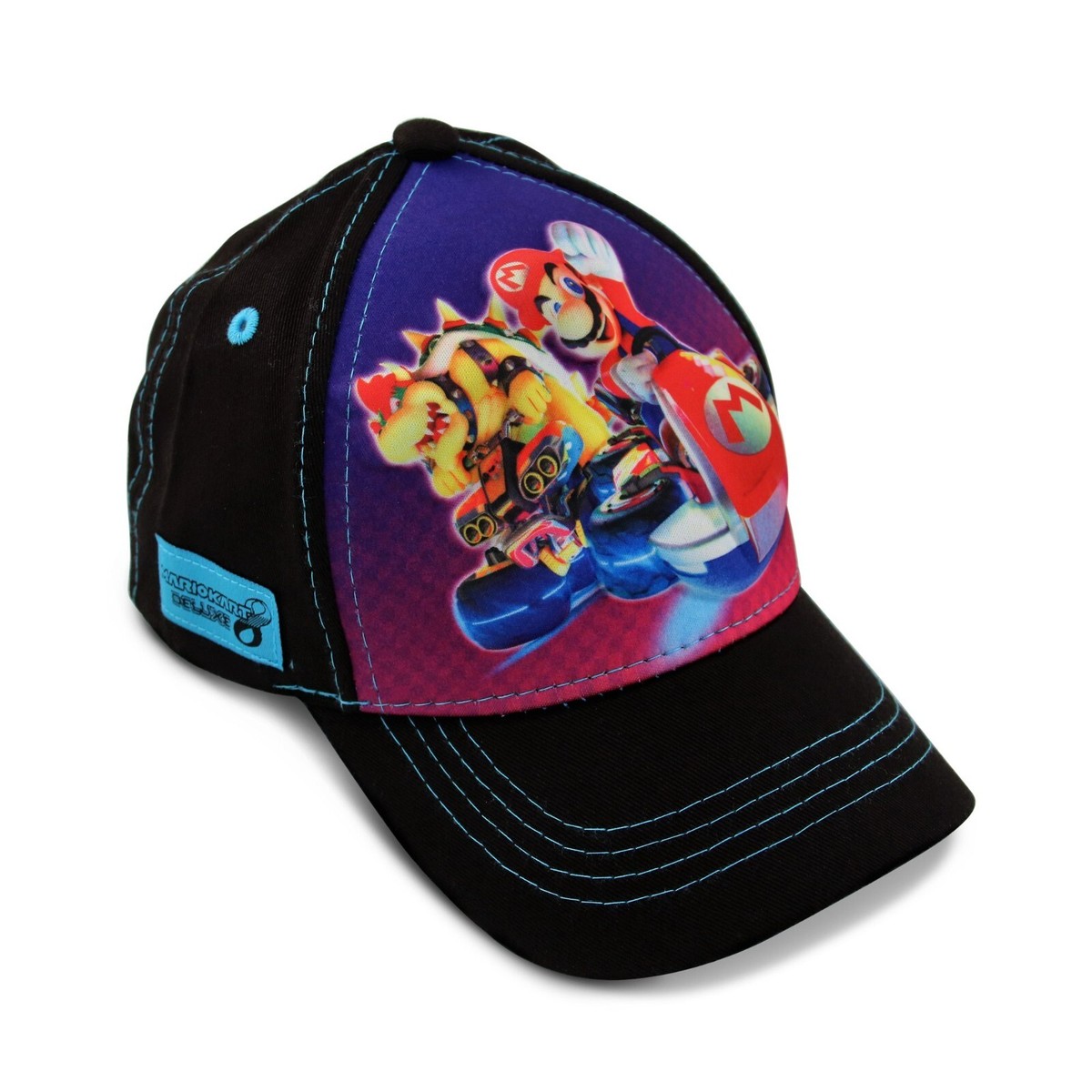 Nintendo Baseball Hat for Boys Ages 4-7, Super Mario Kids Baseball