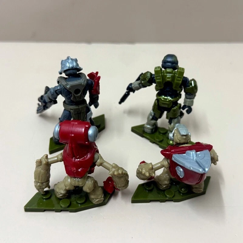 4pcs Halo MEGA Construx Infinite Hijacked Ghost Brute Warrior Anubis Builder Set - Image 4 of 4