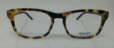 GANT G Lettere Tortoise Black TOBLK Plastic Eyeglasses 51-17-140 Key Hole Bridge