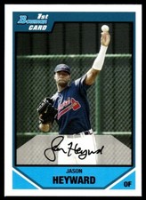 2007 1ST BOWMAN PAPER ROOKIE JAYSON HEYWARD DODGERS R79