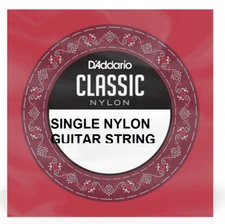 D'Addario J2705 Wound Single Nylon Classical Guitar String 5th String A
