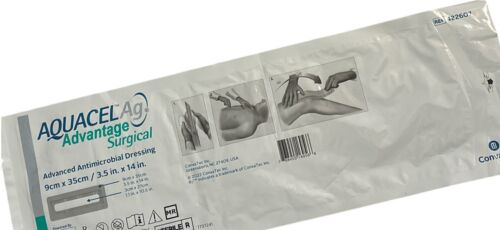 Convatech Aquacel AG Surgical Advanced Antimicrobial Dressing 9x35cm Exp 1/1/27