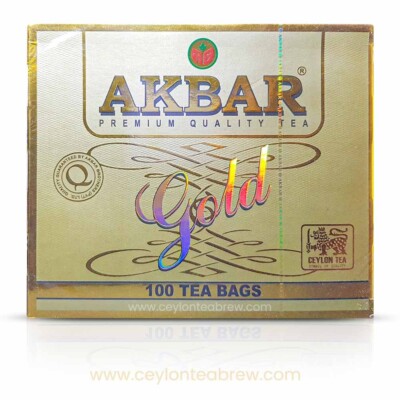 Akbar Ceylon Premium quality Gold tea Organic BOPF Special Tea bags ROYAL TREAT