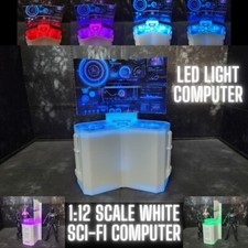 1 SCI FI COMPUTER STATION With LED Light, For...