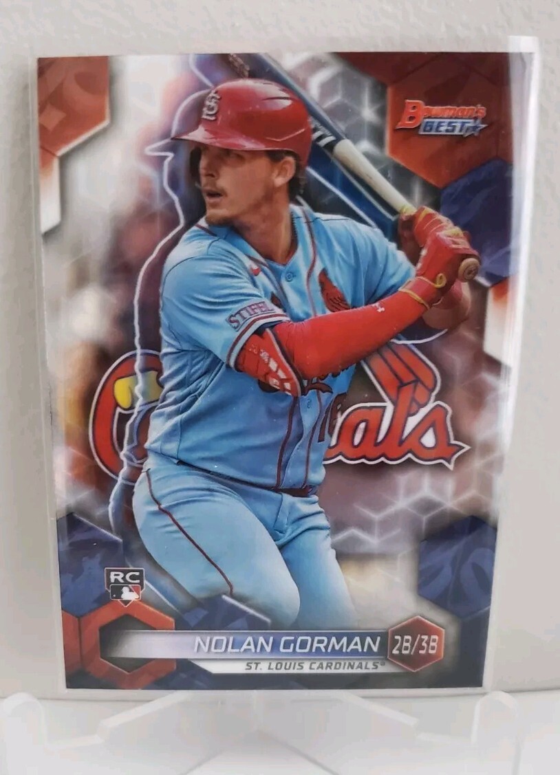 2023 Bowman's Best Nolan Gorman #29 St. Louis Cardinals (RC)