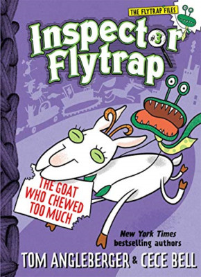 Inspektor Fliegenfalle in der Ziege, die zu viel gekaut hat - HardBack NEU Tom Angleberger