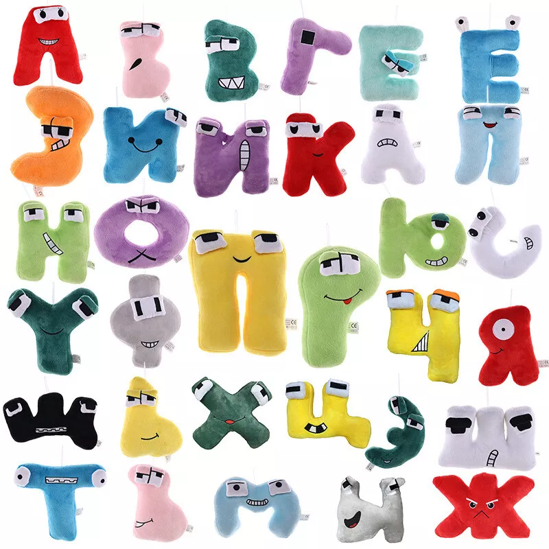 Alphabet Lore Russian Letter Plush Toy Pillow Perfect Gift For Kids To  Learn And