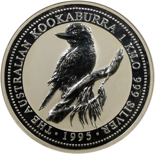 1995 Australia $30 NGC MS 67 (Kookaburra) 1 Kilo 999 Silver - Picture 3 of 4