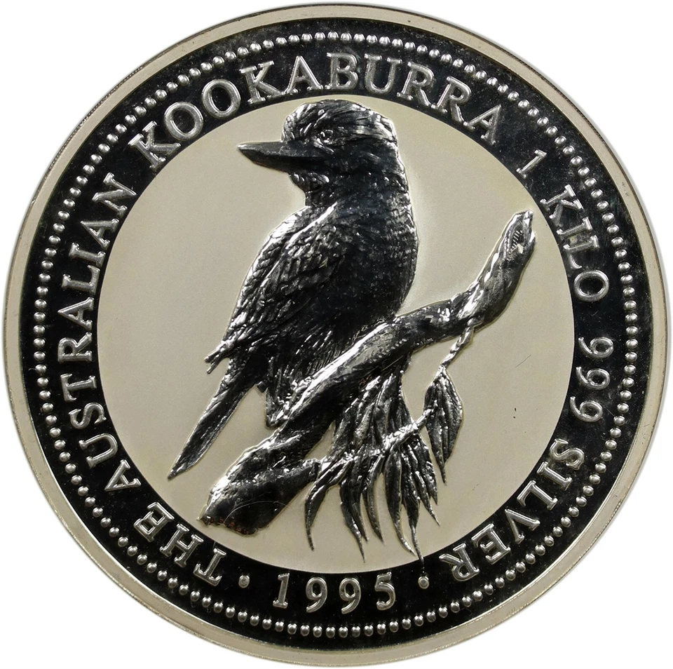 1995 Australia $30 NGC MS 67 (Kookaburra) 1 Kilo 999 Silver - Image 3 of 4