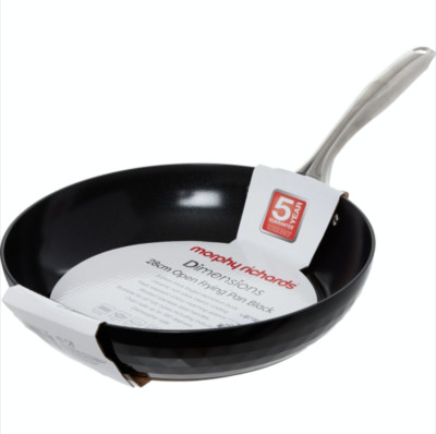 MORPHY RICHARDS Dimensions 28 cm offene Bratpfanne in schwarz 