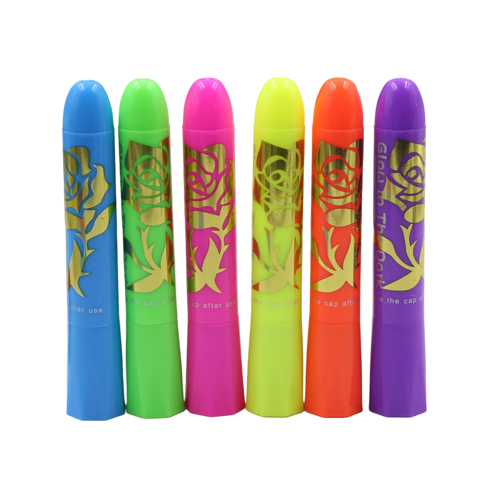 1 Box Body Paint Stick Stunning Visual Effect Dressup Luminous Body