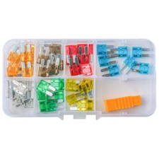 50/140pcs Car 30A 25A 20A 15A 10A 7.5A 5A ATR Micro2 Blade Fuses Assorted Kit