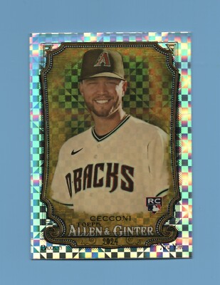 2024 Topps Allen & Ginter Chrome X-fractor #58 Slade Cecconi RC **Case Hit**