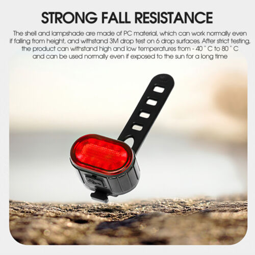 Bright LED Bike Lights Set USB Rechargeable Front Rear Mountain Bicycle Light AU - Picture 3 of 12