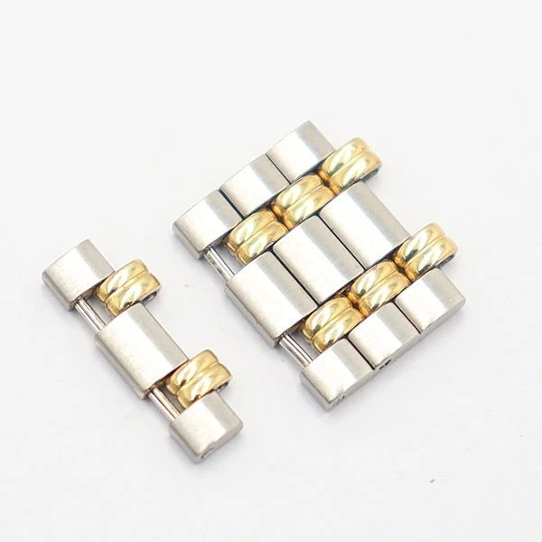 Bracelet montre homme GUCCI authentique 3 maillons 9000M pièces argent or 16 mm