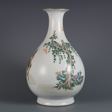 中国 古い 四方 花瓶 同治年製 PR048 多色1800-1849 中国古董花瓶| eBay
