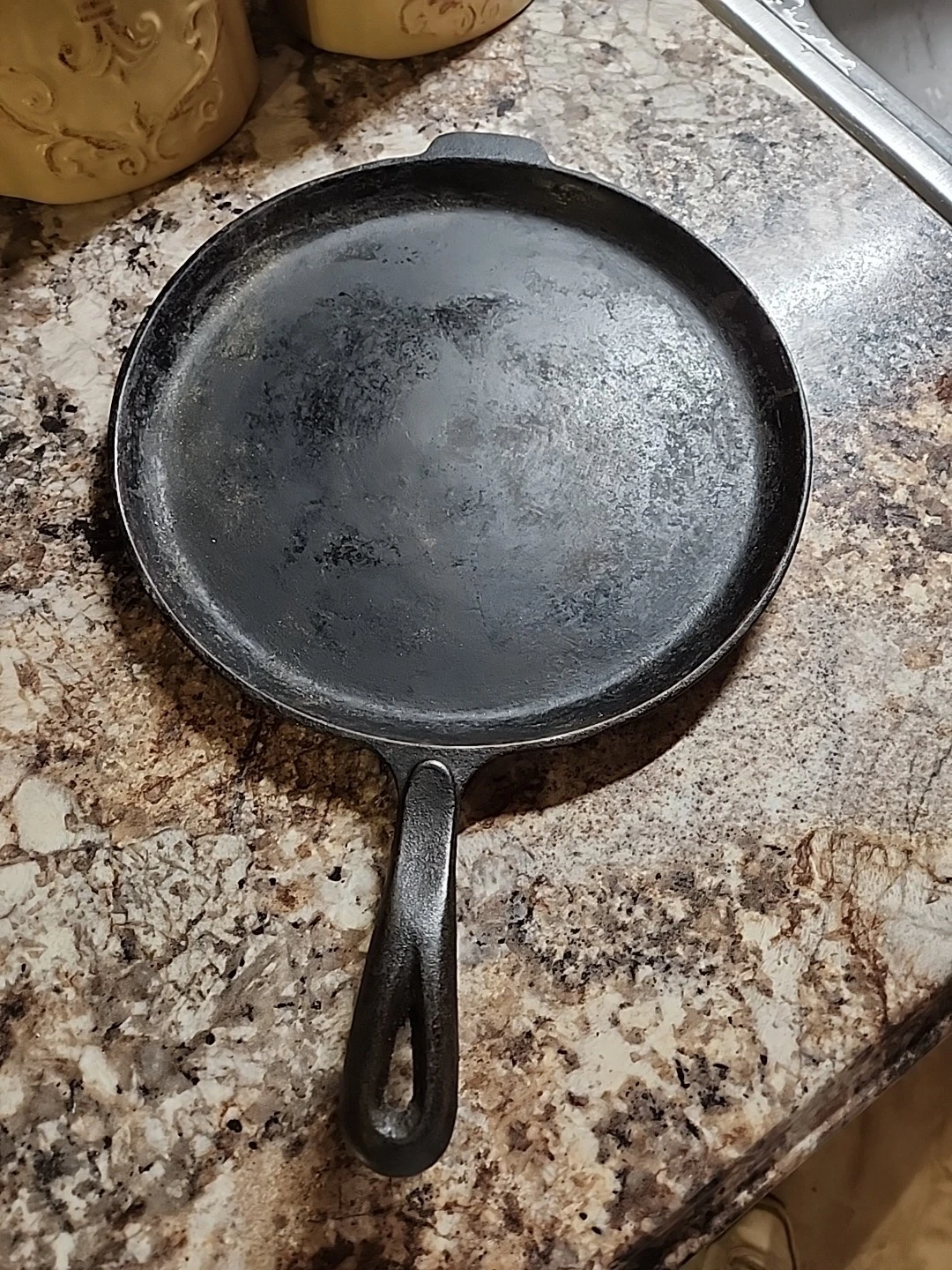 Vintage Cast Iron Griddle Cookware Wagner 1891 Original 11 1/4 Inch Skillet