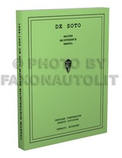 1934 1935 1936 De Soto Shop Manual 34-36 DeSoto Airflow Airstream Repair Service