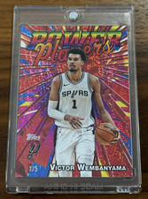 2025-2026 Topps Flagship Victor Wembanyama SSP JERSEY #1/5 Power Players Insert