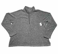 Eddie Bauer Women s Fast Fleece 1/4 Zip Jacket Size 2XL Gray Pullover NWT