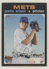 2020 Topps Heritage Justin Wilson #170 01c9