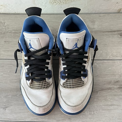 Nike Air Jordan 4 Retro Motorsport blau 408452-117 Jugend Größe 5,5 Y Damengröße 7 - Bild 4 von 13